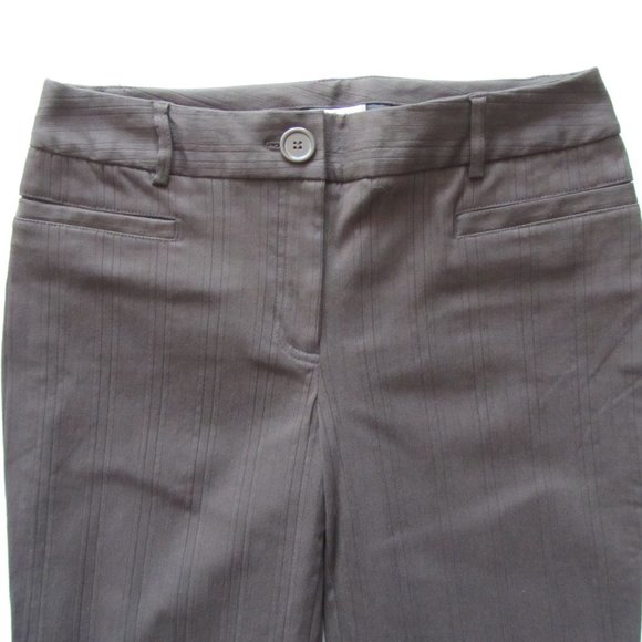 New Women’s Dalia Collection Brown Petite Straight Leg Pants size 10P - Picture 7 of 15